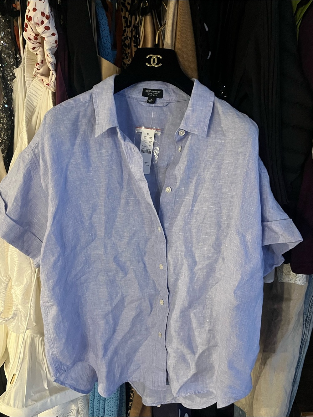 J-CREW 100percent LINEN Blouse size M 🎩🎩🎩🎩🎩🎩🎩
